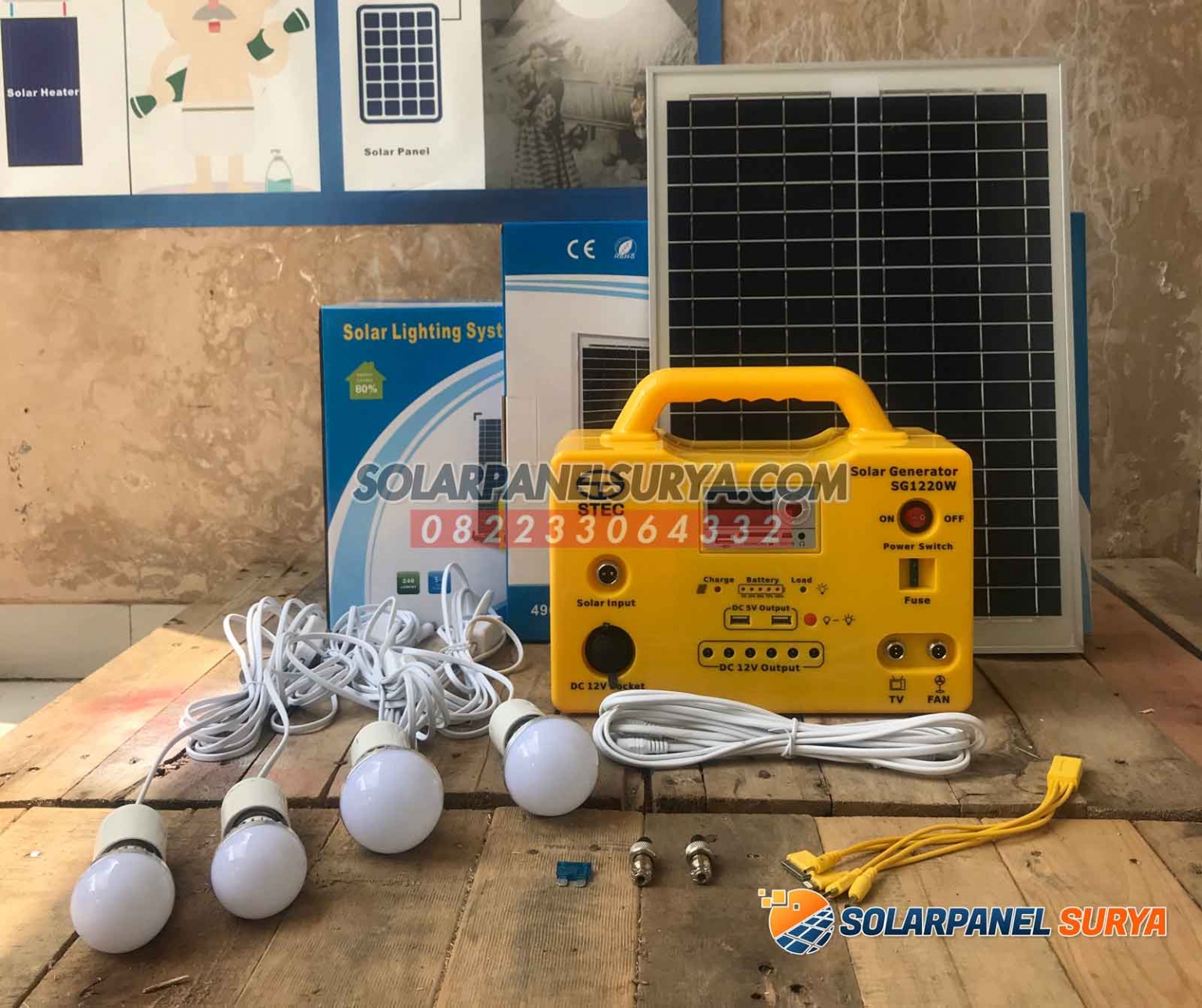 Jual Lampu Sehen 20wp Tenaga Surya Solar Home System | SOLARPANELSURYA