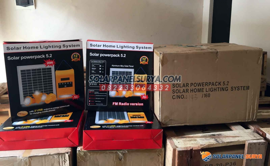 Jual Lampu Sehen Solarkit Powerpack 5.2 Solar Home System | SOLARPANELSURYA