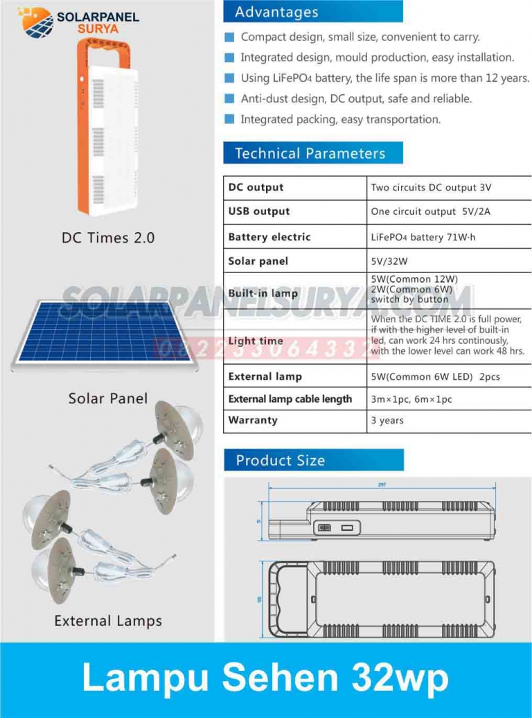 Jual Lampu SEHEN 32wp Solar Home System Tenaga Surya | SOLARPANELSURYA