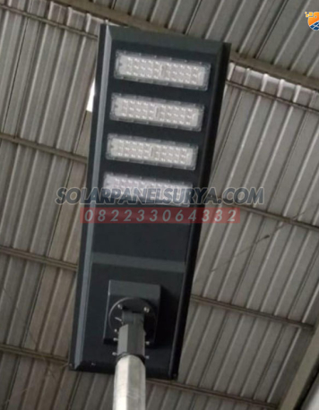 Jual Lampu PJU Tenaga Surya All In One 80 Watt Black | SOLARPANELSURYA